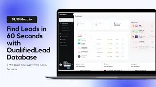 Find Leads in 60 Seconds with QualifiedLead Database | 75% Data Accuracy from Social Behavior