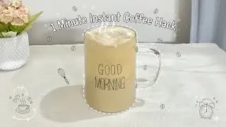 How to Make 1-Minute Instant Hot Coffee|Easy Coffee Recipe at Home| সহজে বাসায় কফি বানানোর উপায় 