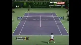 ATP Miami 2012 - Djokovic vs. Baghdatis - amazing point