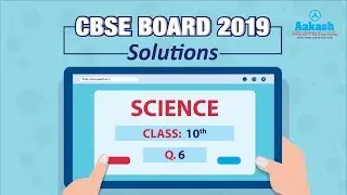 CBSE Board Exam 2019, X Science Set 1 Q.6 Answer Solutions