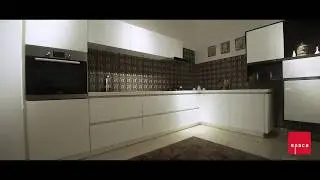 Lacquered glass premium kitchen from space