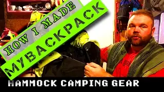 Hammock Camping Gear - How I made my Backpack - MYOG Backpack