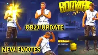 OB27 UPDATE NEW EMOTES IN FREE FIRE 🤯