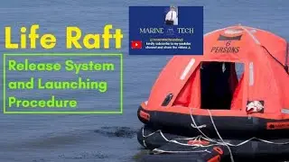 LifeRaft Release and Launching Procedures step by step #shipping #youtube#viral #sea #ship #yt 