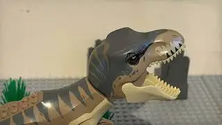 The Dino run  stop motion #lego ￼#viral 