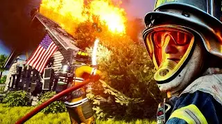 Through The Roof - Big Explosion!!! | Firefighting Simulator - The Squad | 4K | Gameplay