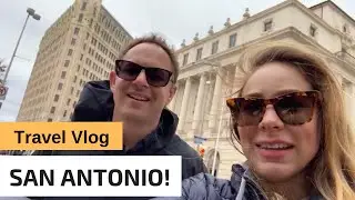 WELCOME to SAN ANTONIO - EMILY MORGAN HOTEL, ALAMO, and RIVERWALK - travel vlog