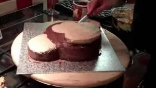 Making the Monkey cake!