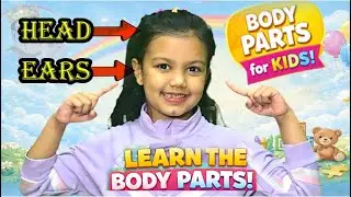 Body Parts for Kids | Point & Learn with Prana 👆👀👃