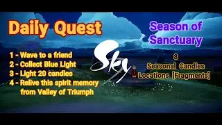 Sky Children of the light Daily Quest [Sky CotL Daily Quest] #6 | 13/09/2020