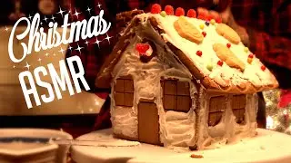 [ASMR] Building a Gingerbread House | Soft Spoken | Up Close | Nostalgia