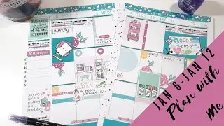 CLASSIC HAPPY PLANNER | PLAN WITH ME | Jan 6 - 12 | That Pixie Planner Life