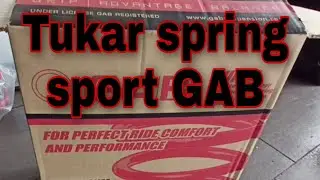 First projek: Tukar spring sport GAB