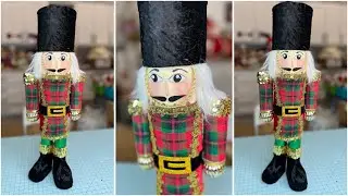 C&oacute;mo hacer un Soldado Navide&ntilde;o con tubos de papel reciclado🎄