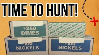 WE FOUND SO MUCH SILVER! Coin Roll Hunting Nickels & Dimes