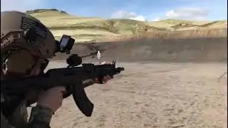 Training with an AK47!