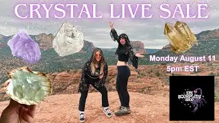 CRYSTAL LIVE SALE Part 2 with The Scorpling Shop (Sunny & Meg)