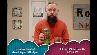Founders Brewing All Day IPA Beer Review - Guitar Cover - Counting Crows - Long December
