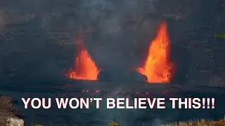 TWIN Volcano Eruption in Hawaii 🔥 2025
