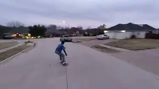 EPIC dog powered longboarding - Hover X1 promax