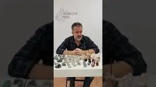 Incense holders made from peruvian crystals