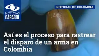 Así es el proceso para rastrear el disparo de un arma en Colombia
