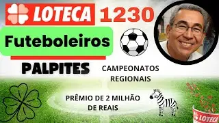 LOTECA 1230 | GRADE FINAL | PR&Ecirc;MIO R$ 2 MILH&Otilde;ES