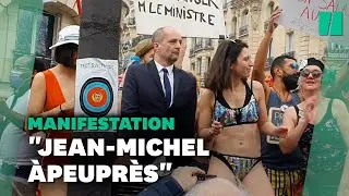 Le sosie de Jean-Michel Blanquer a ambianc&eacute; la manif des profs