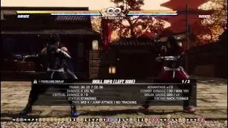 Dead Or Alive 6 - Hayate new setup on wall near object