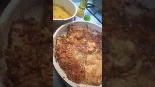 How to make fried chiken cutlet with Spanish rice and kidneys beans