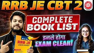 Best Books for RRB JE CBT 2 Exam to Score Maximum Marks🔥🔥 | RRB JE CBT 2 Preparation