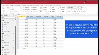 Access SQL Tutorial: Insert Records from the Same Table with New Values