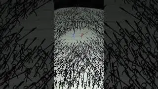 Creative #Stickman Talk about soldiers on paper，The showdown of the soldiers。
