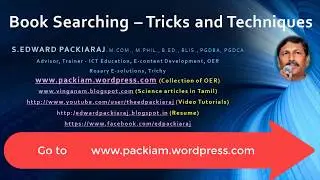Advanced Book Searching Techniques (OER, Free PDF, Book search engines, Downloading Tricks)
