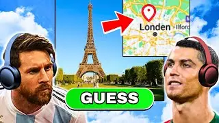 Messi & Ronaldo play GEOGUESSR!
