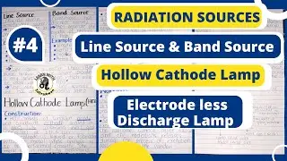 Radiation Source | Line Sources | Band Sources | Hollow Cathode Lamp | Electrode less  Lamp