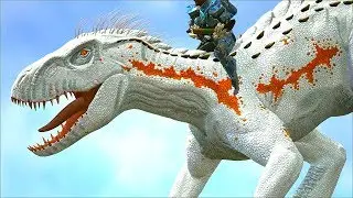 Ark Survival - ALPHA INDORAPTOR vs LARGE DINOs [Ep.413]