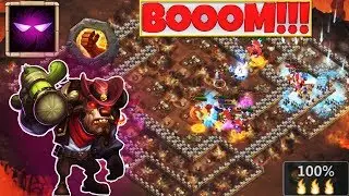 Minotaur Chieftain | 8/8 UNHOLY PACT | Gameplay | CRAZY DMG | CASTLE CLASH