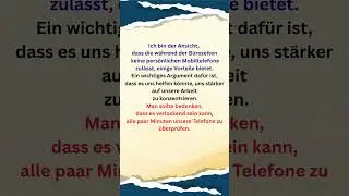 B2 Forumsbeitrag , Telc, Handyverbot , #telcb2 , #schreiben , Handyverbot w&auml;hrend der Arbeitszeit