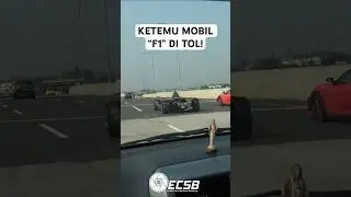 MOBIL &ldquo;F1&rdquo; DI JALAN TOL? (BAC Mono Ferrari 430 Scuderia Indonesia) #exoticcarsbandung #shorts