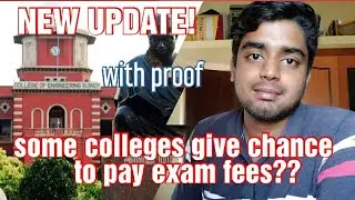 Some colleges give chance to pay arrear exam fees? | Real proof from students! | simply jpr