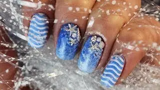 Easy Sea Beach Nail Art Design DIY | Sea Nails Tutorial