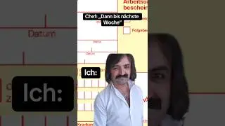 Wenn du jetzt schon wei&szlig;t, dass du n&auml;chste Woche krank bist 😎 #work #working #arbeit  #motivation