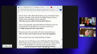 Morning Prayer 2026 01-14 Trinity Episcopal Church Bay City