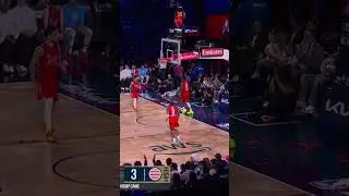 LeBron James pulls up from the LOGO and drills it 👑 #NBAAllStar2026
