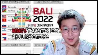 Mirko's IESF 2022 MLBB Team Tier List & Full Predictions!!