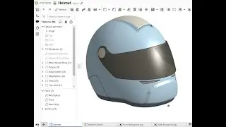 Helmet in Onshape || Surfacing (Part 5)