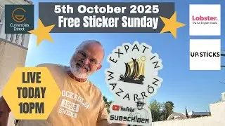 Free Sticker Sunday + Live Q&A About Life in Spain (Winner Picked Tonight 10pm Spanish time!)