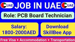 JOB IN UAE/Role: Pcb Board Repair Technician/Company: Al Maali Electrical Devices / Salary: AED 2000