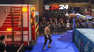 WWE 2K24 - Eddie Guerrero Vs Rey Mysterio - AMBULANCE MATCH (PS5)
